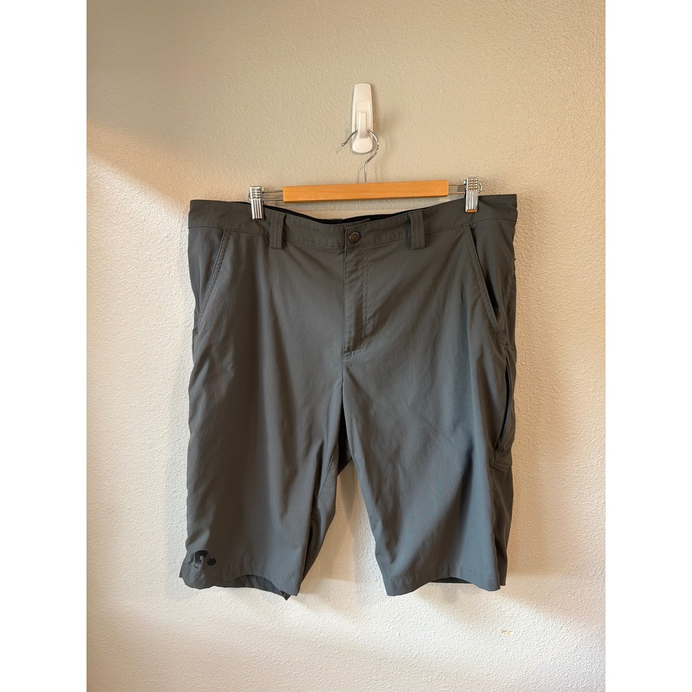 Flylow Mountain Bike Shorts Mens 38 Gray‎ MTB Trail Hiking Technical Stretch
